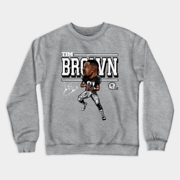 Tim Brown Las Vegas Cartoon Crewneck Sweatshirt by Buya_Hamkac